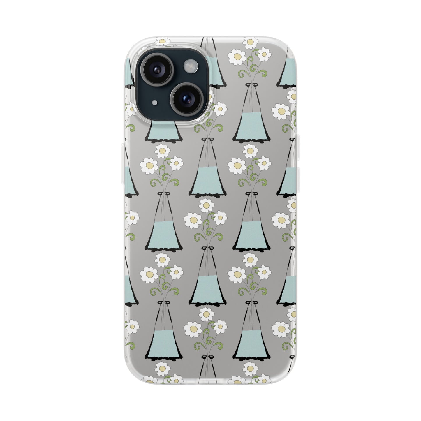 Daisies in a vase Flexi Cases for iPhone