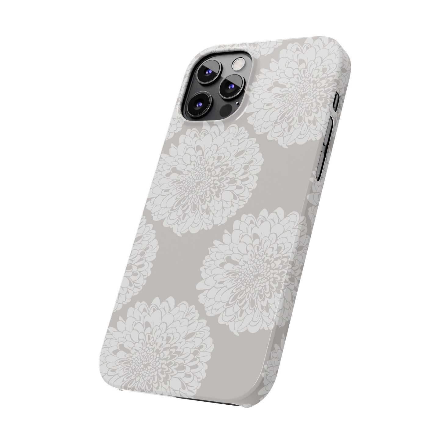 New Nouveau in Gray Slim Phone Cases