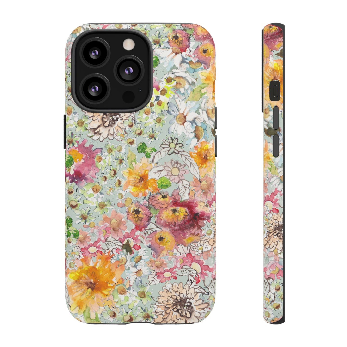 Farmhouse Floral Tough Cases for iPhone