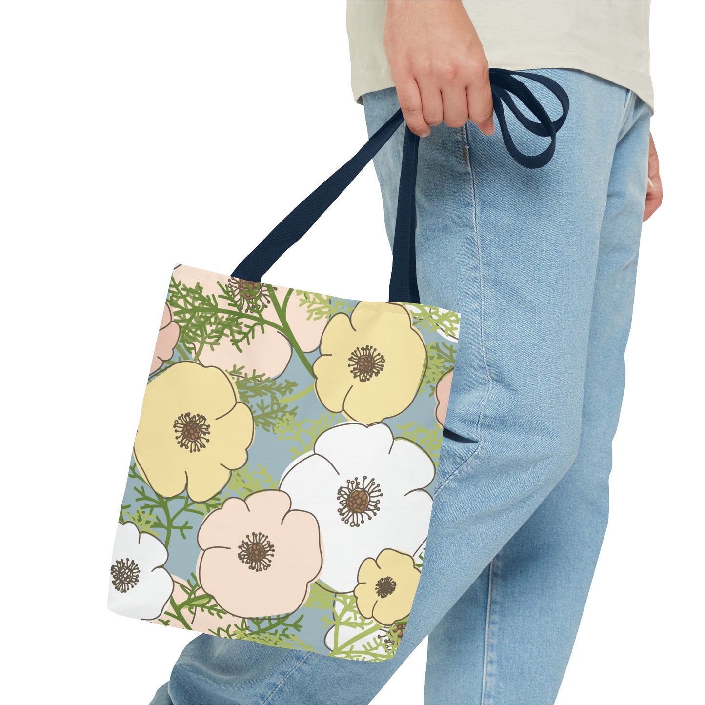 Playful Poppies Tote Bag