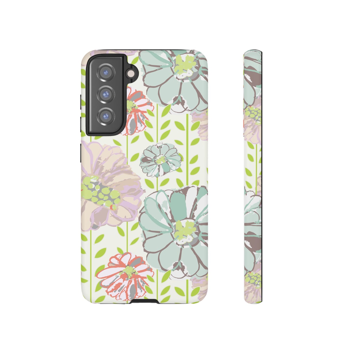 Soft Watercolor Floral Tough Cases for Samsung