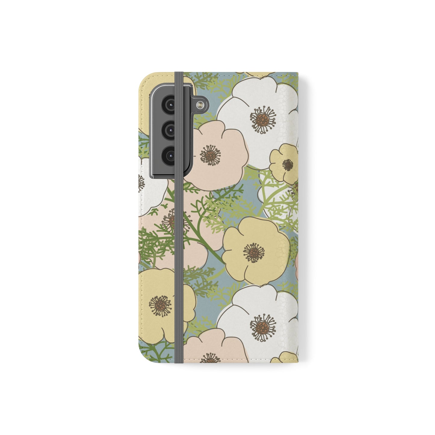 Playful Poppies Flip Cases for Samsung