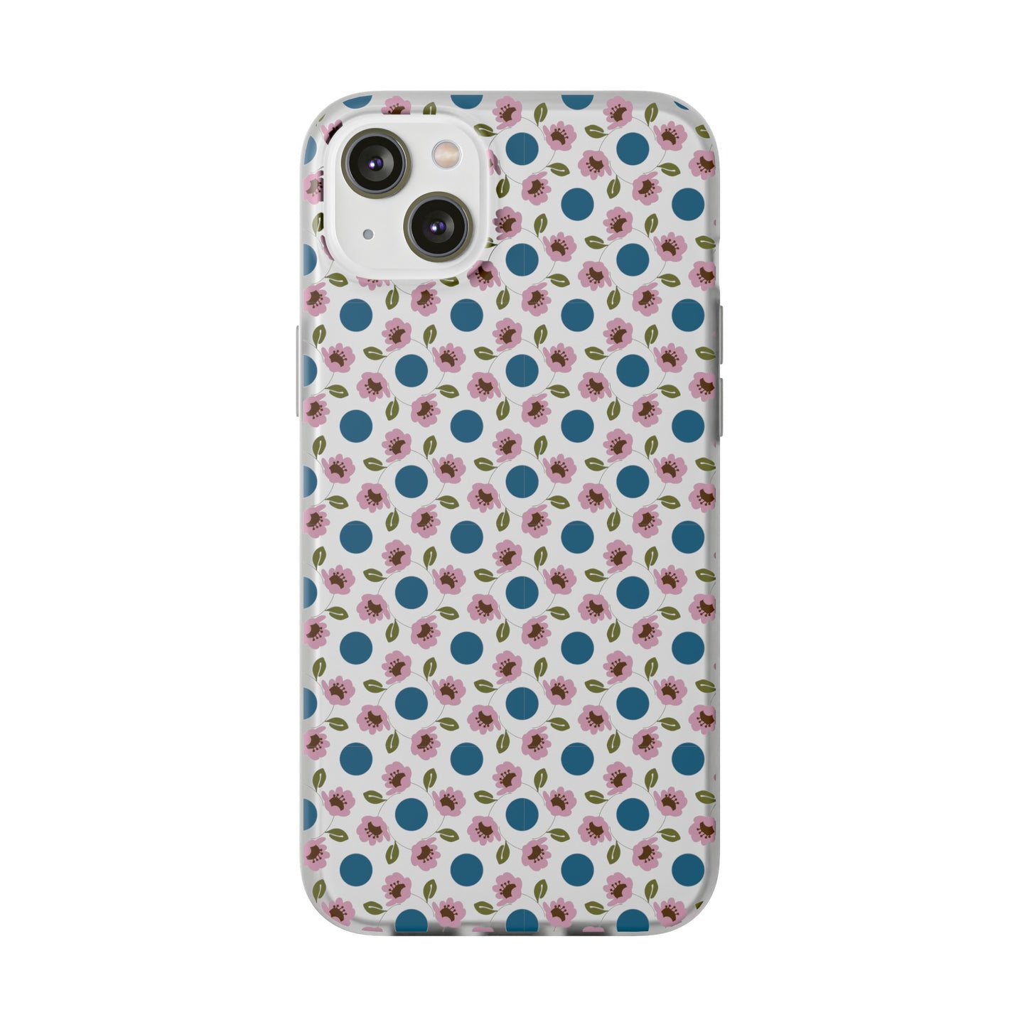 Wildflowers with Dots Flexi Cases for iPhone