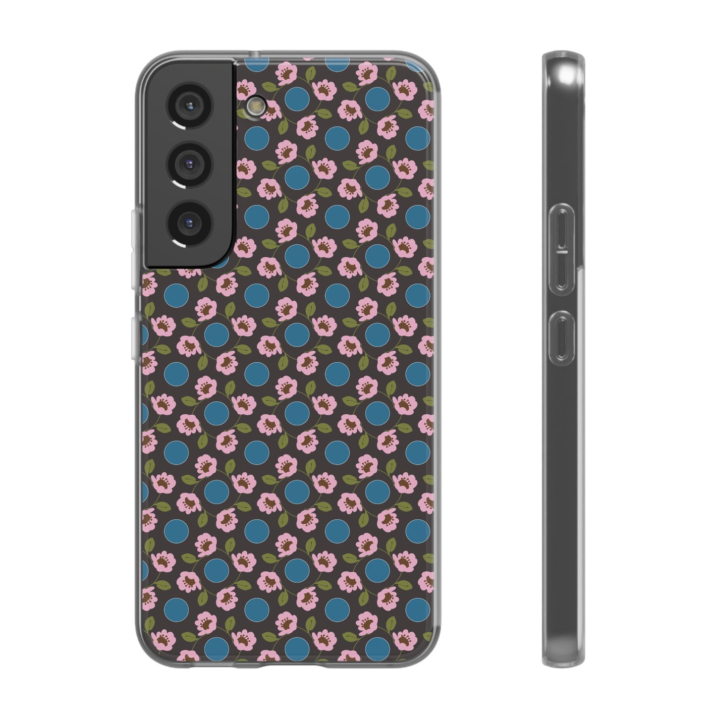 Wildflowers with Dots Flexi Cases for Samsung