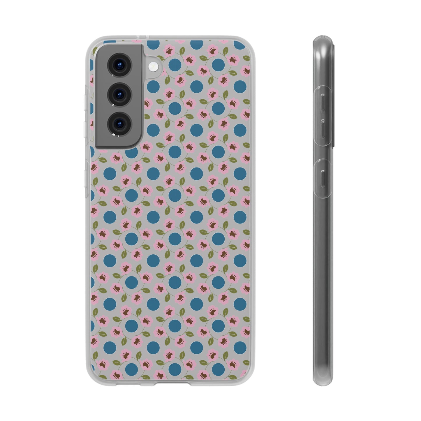 Wildflowers with Dots Flexi Cases for Samsung