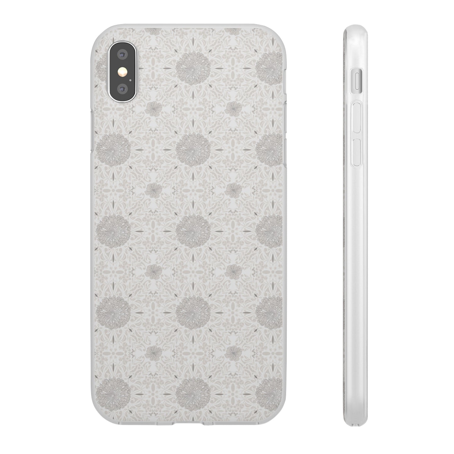 New Nouveau in Gray Flexi Cases for iPhone