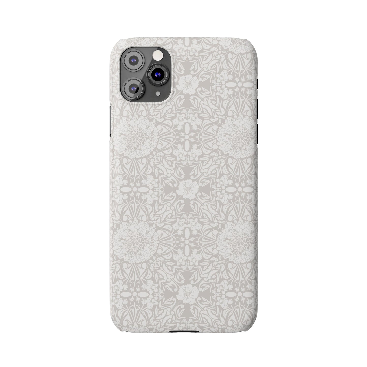 New Nouveau in Gray Slim Phone Cases