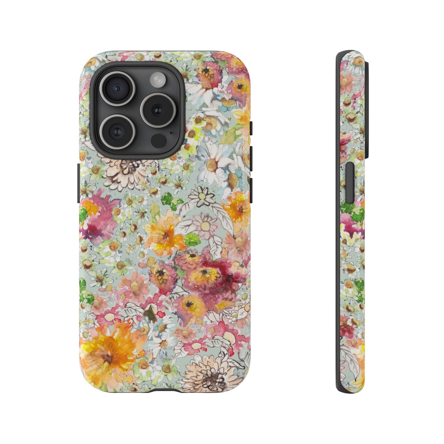 Farmhouse Floral Tough Cases for iPhone