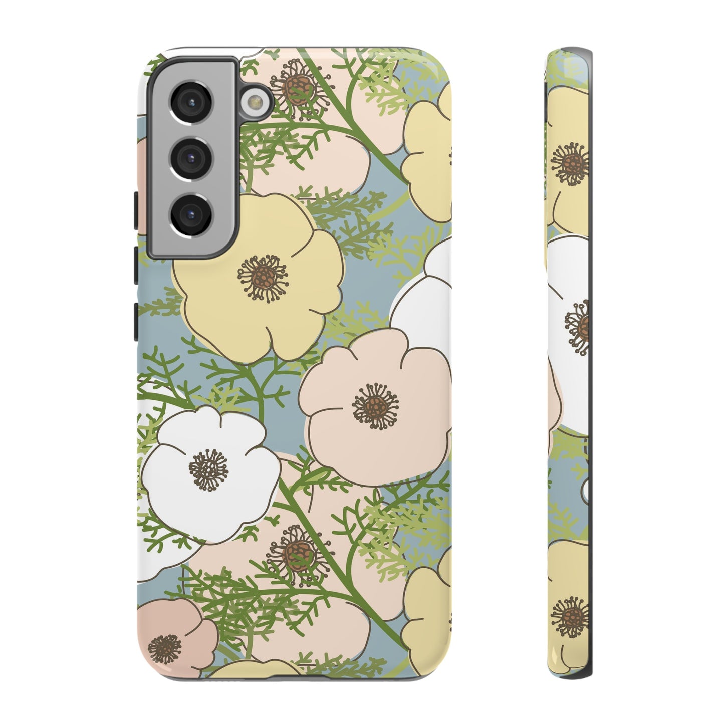 Playful Poppies Tough Cases for Samsung