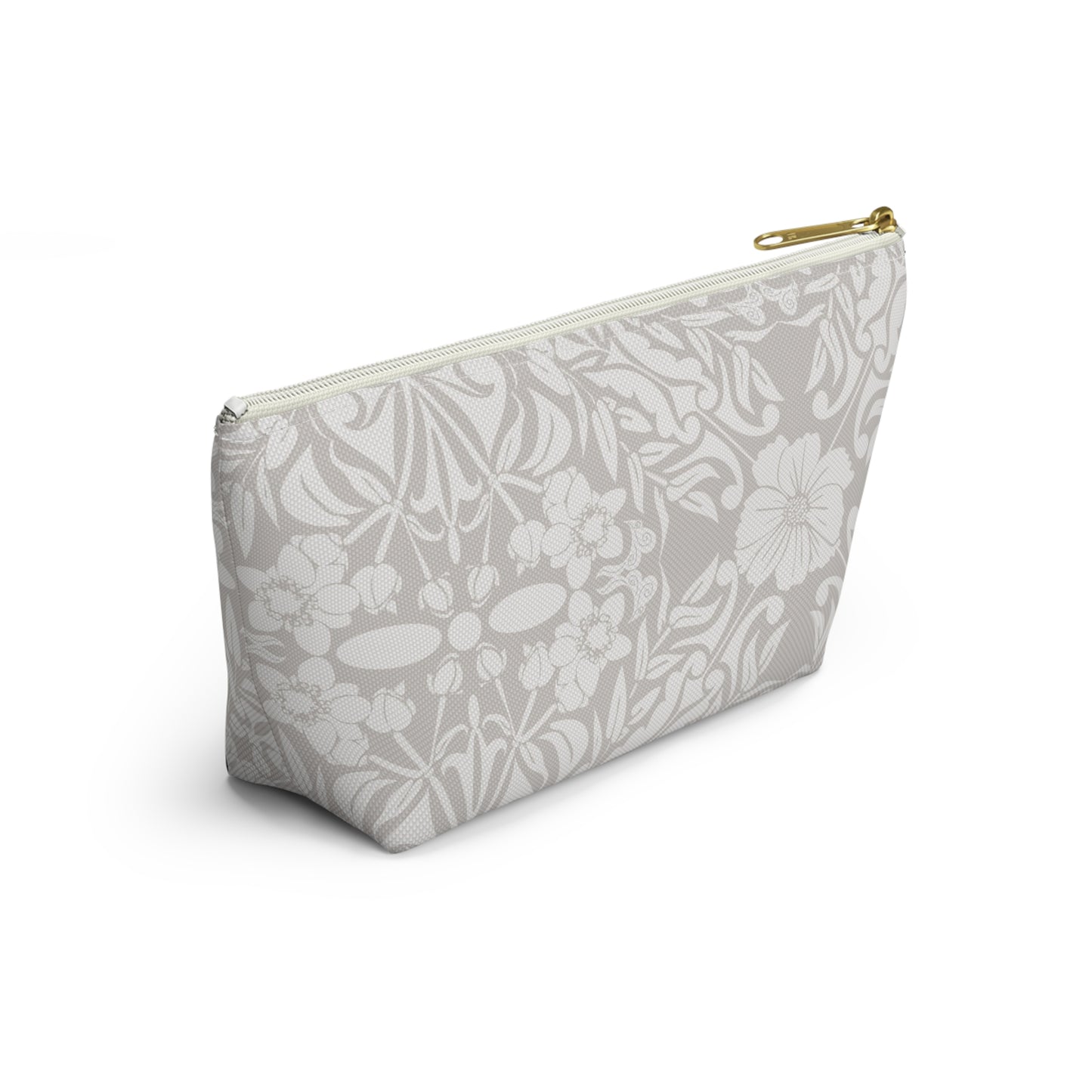 New Nouveau in Gray Accessory Pouch w T-bottom