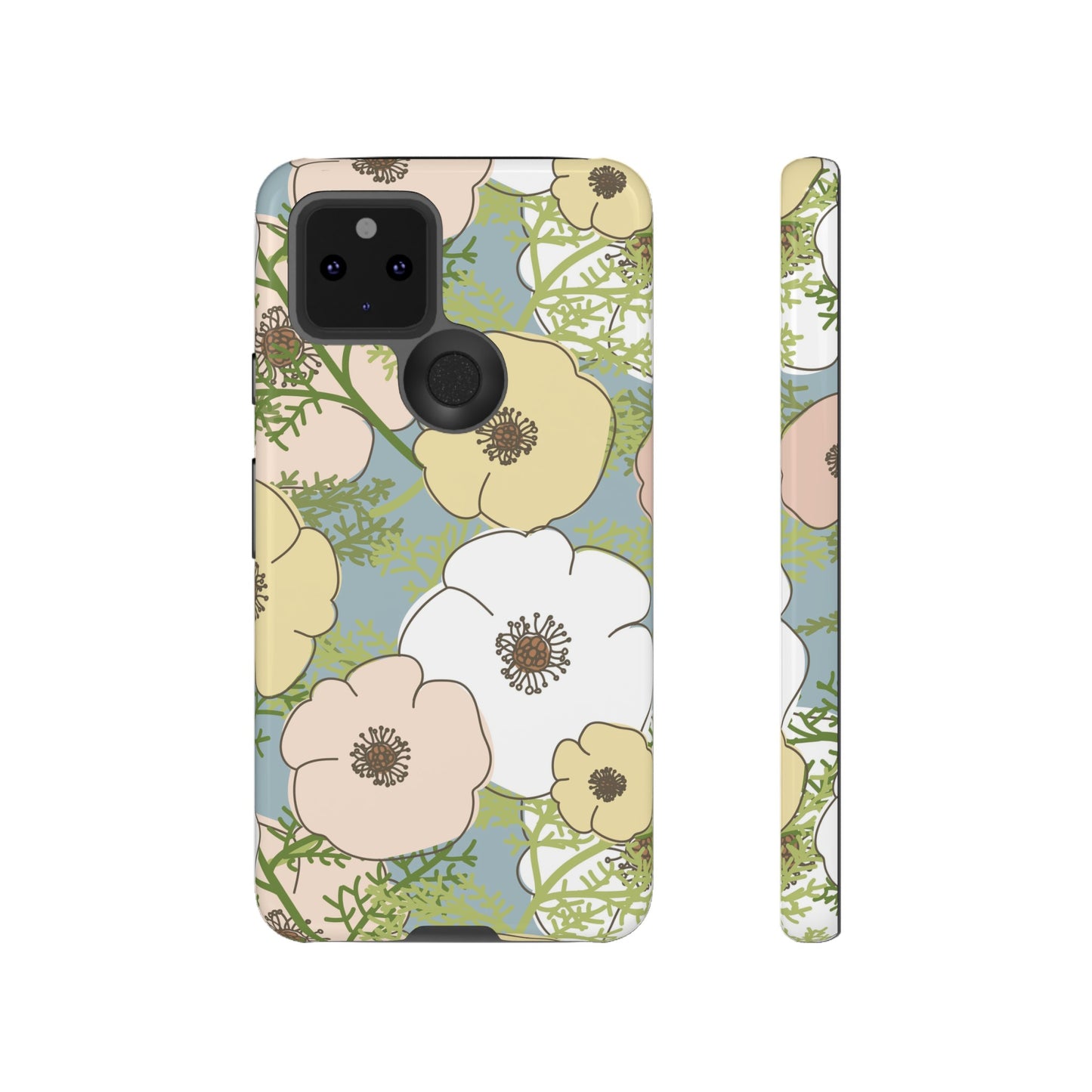 Playful Poppies Tough Cases for Google Pixel