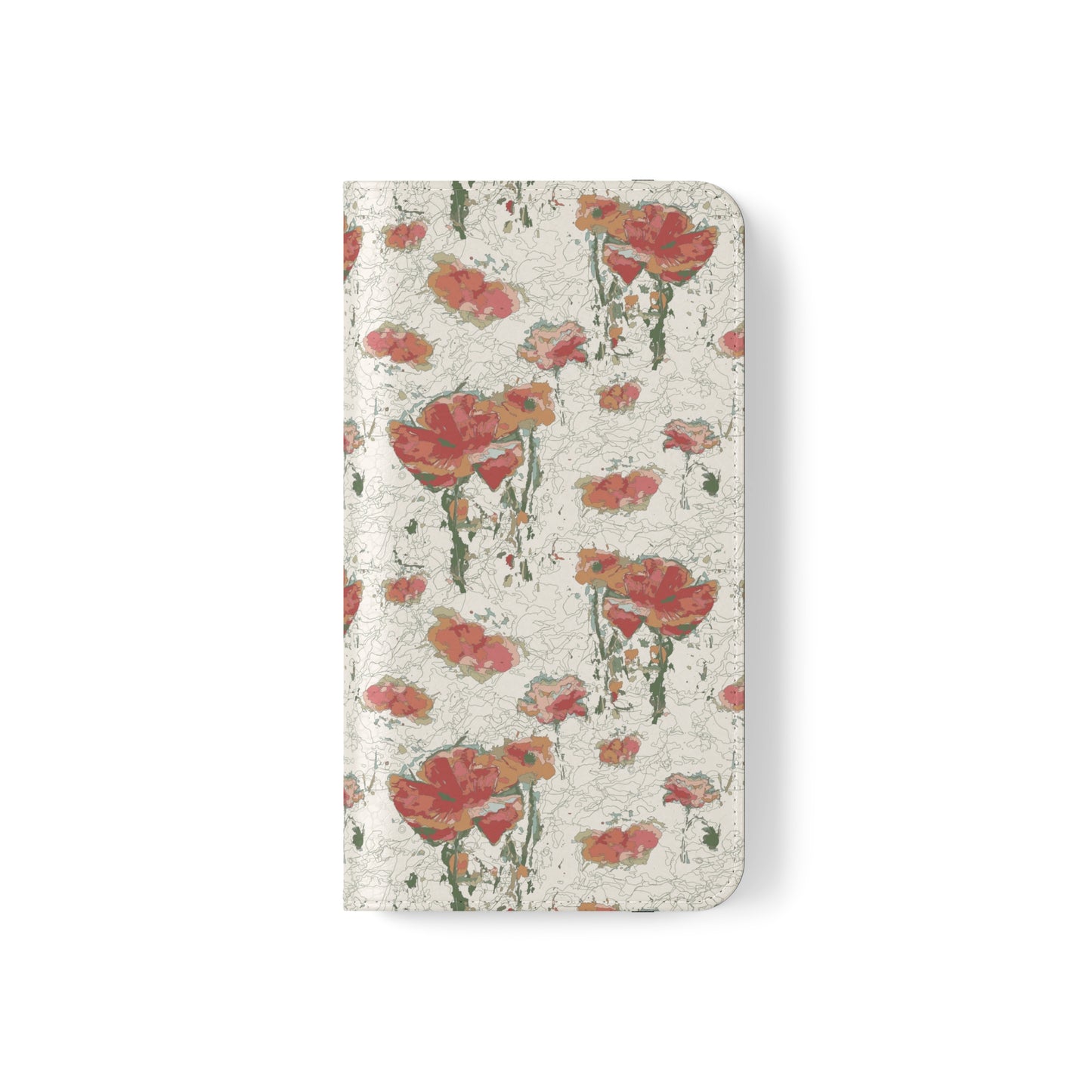 Orange Poppies Flip Cases for Samsung