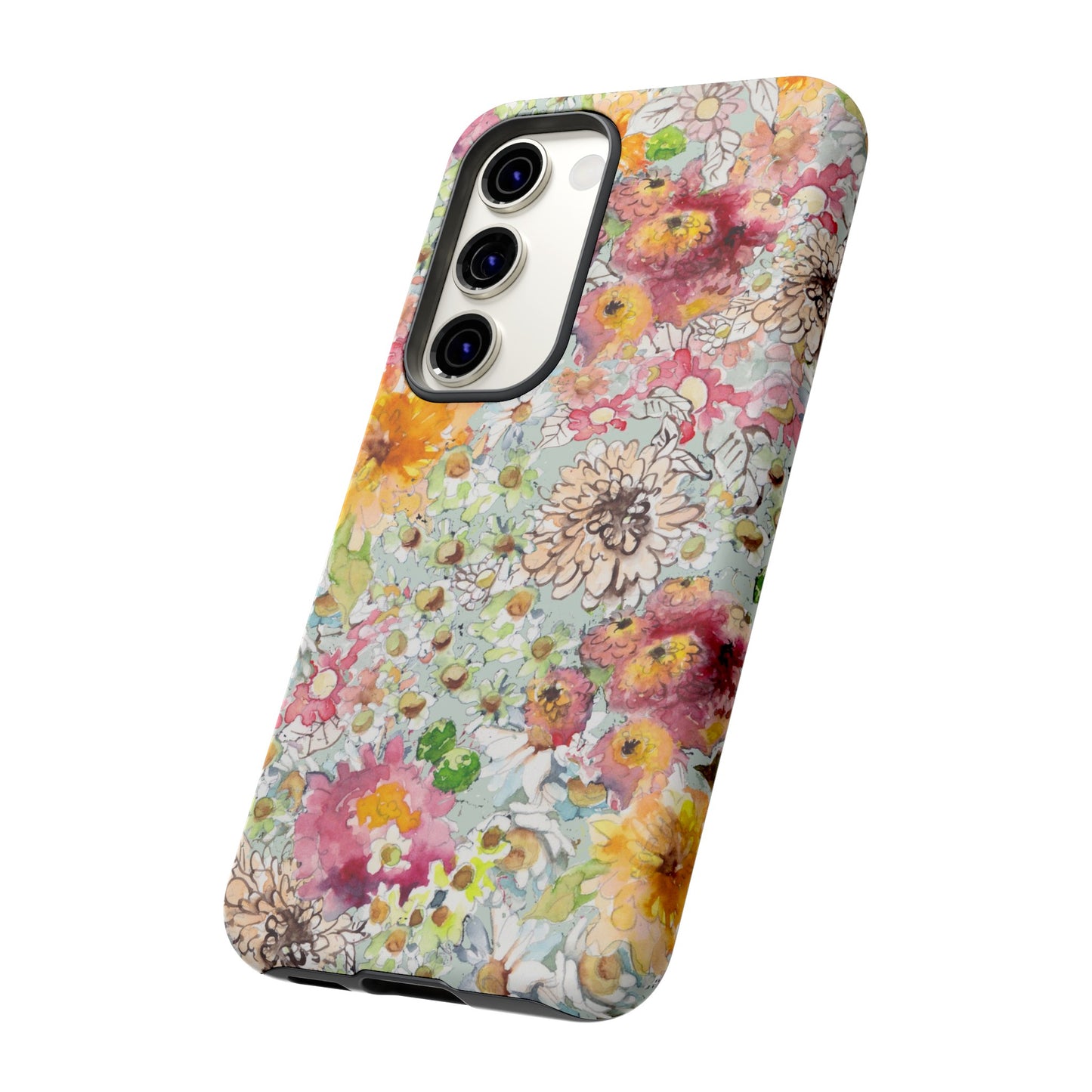 Farmhouse Floral Tough Cases for Samsung