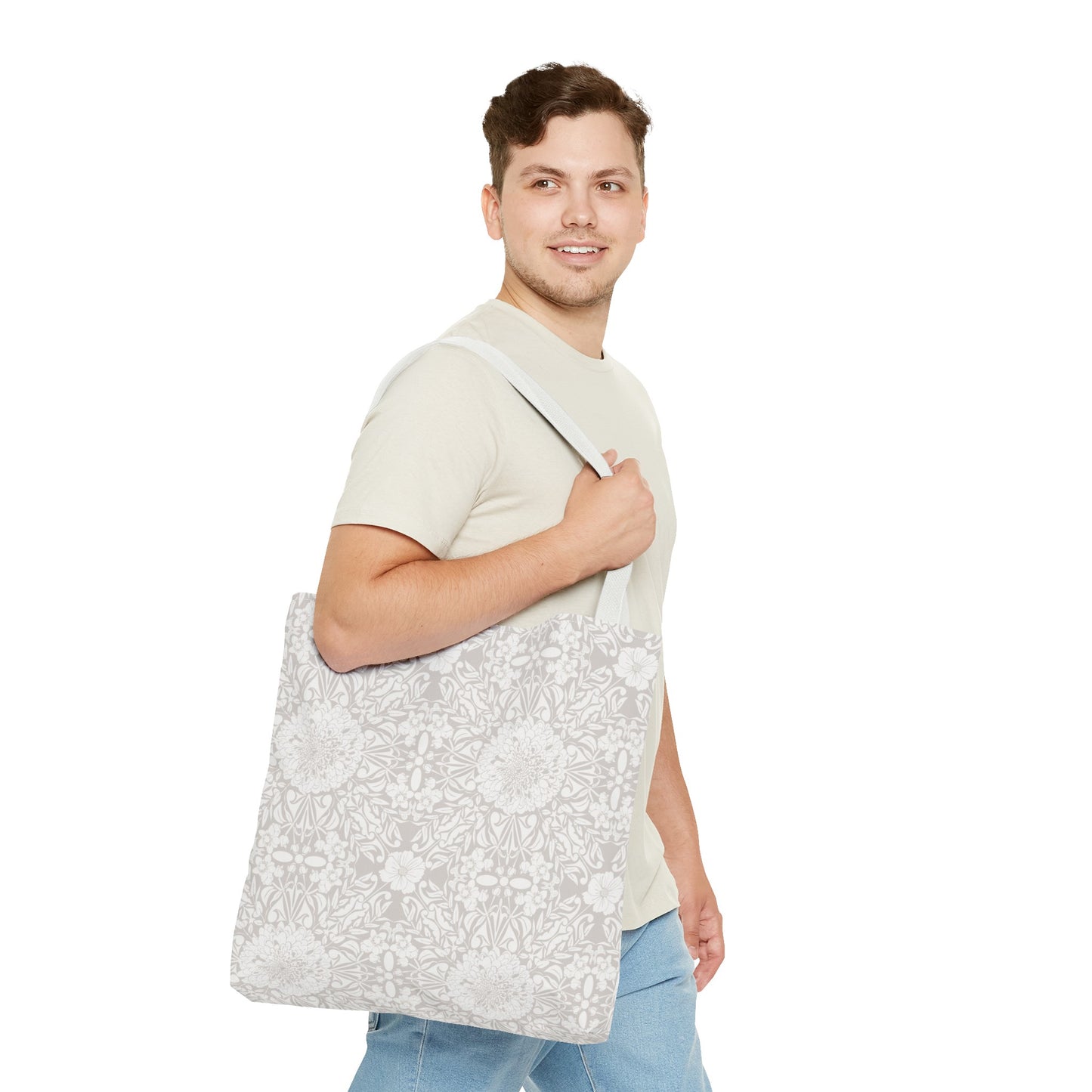 New Nouveau in Gray Tote Bag