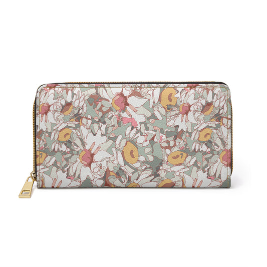 Daisies Zipper Wallet