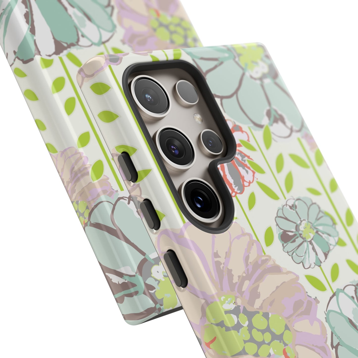 Soft Watercolor Floral Tough Cases for Samsung