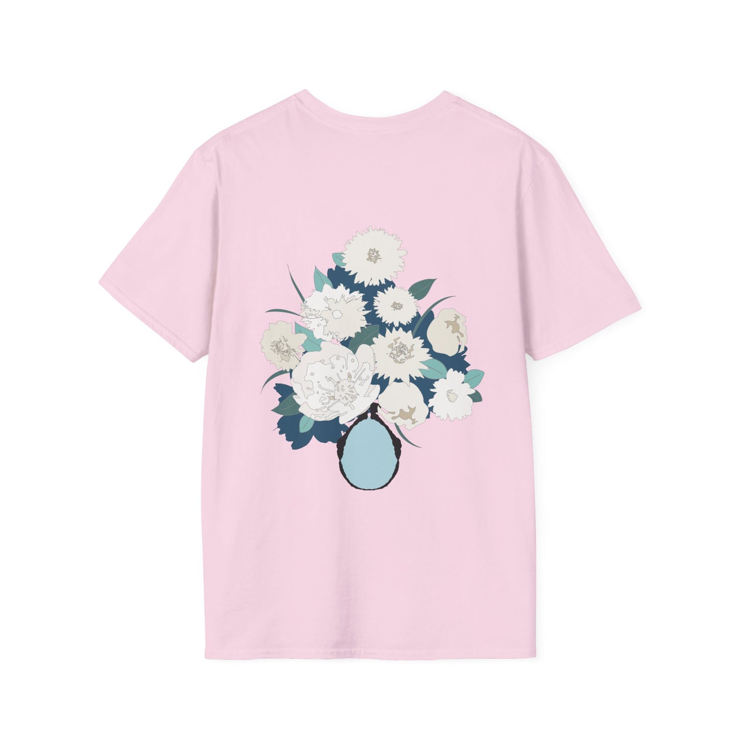 White Flowers Softstyle T-Shirt