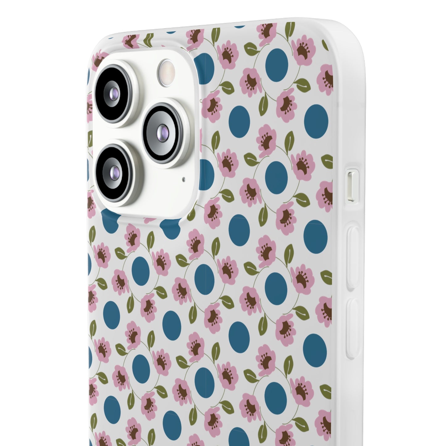 Wildflowers with Dots Flexi Cases for iPhone