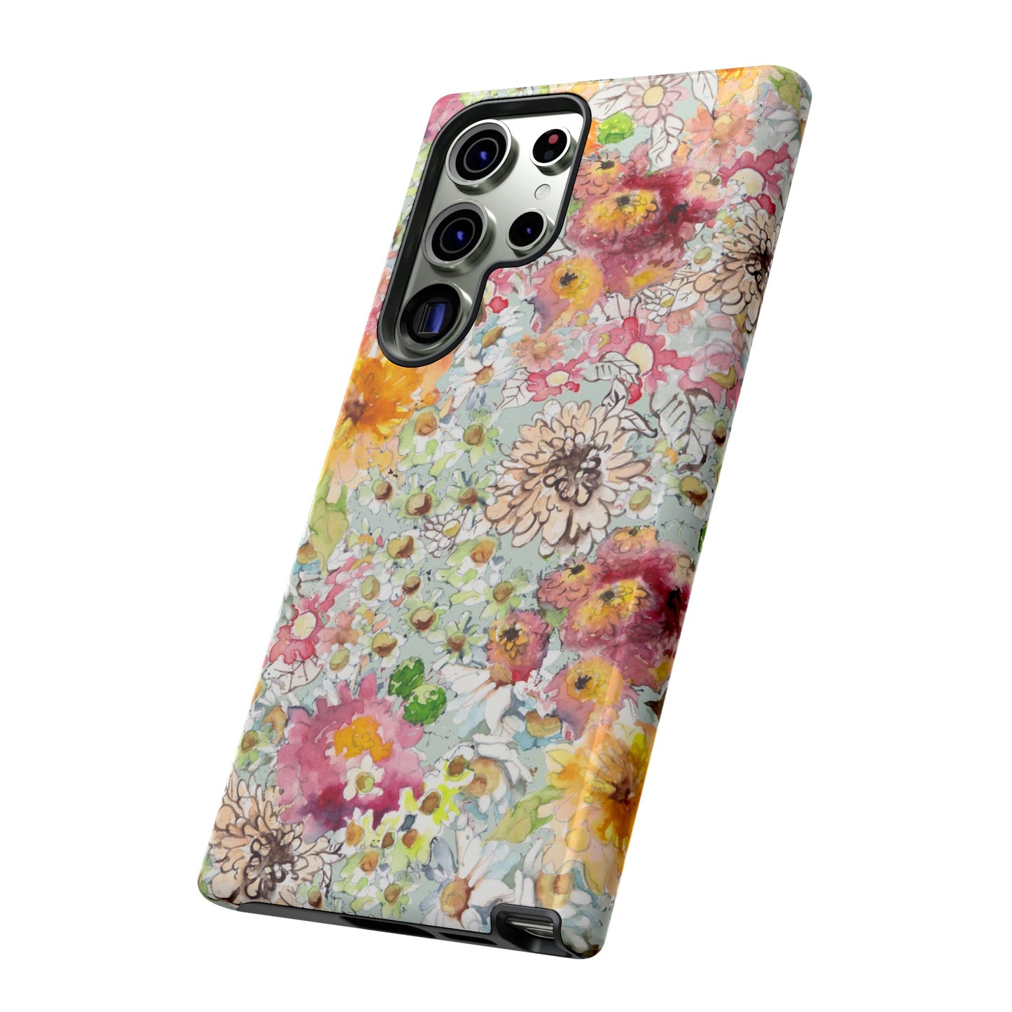 Farmhouse Floral Tough Cases for Samsung