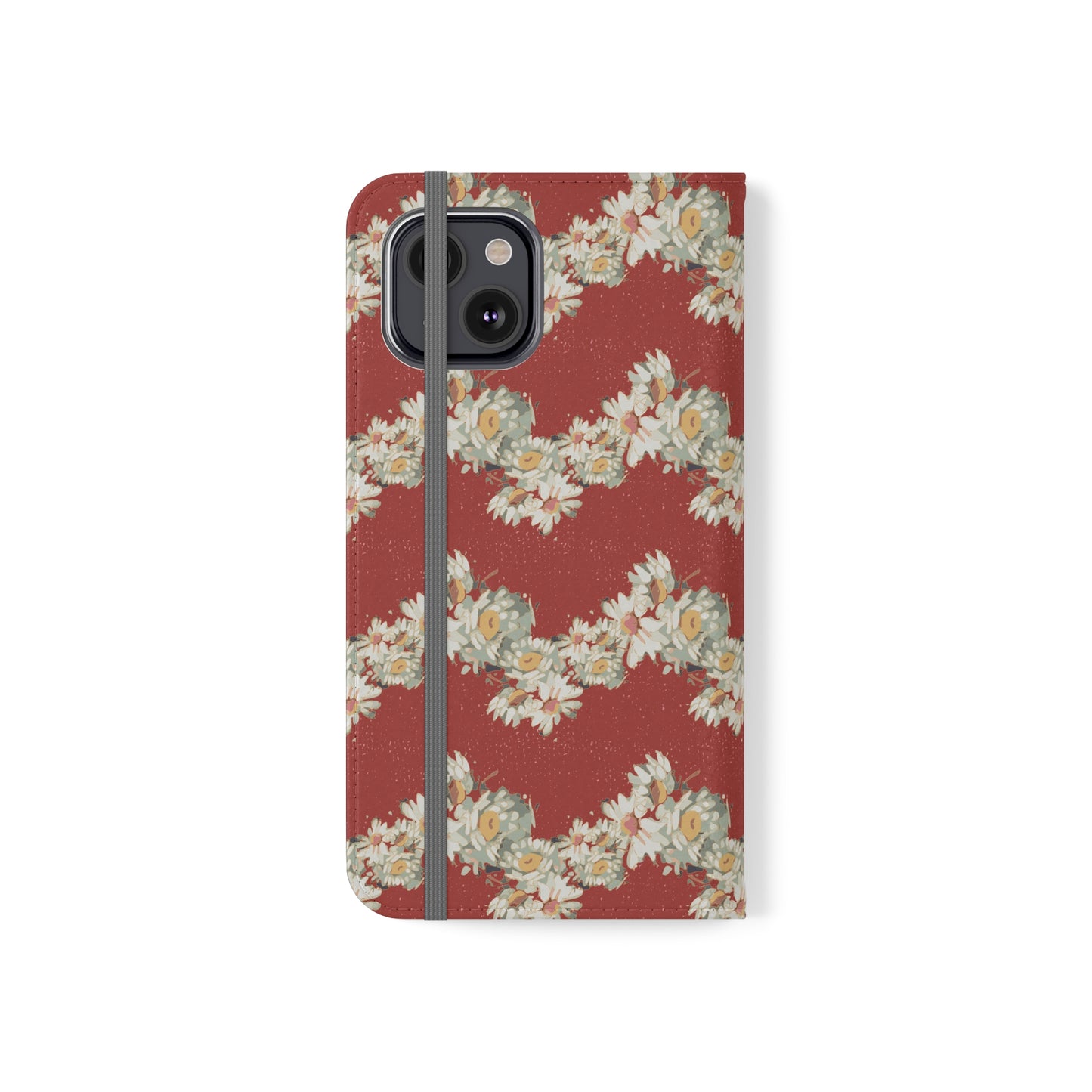 Daisies Stripe Flip Cases for iPhone