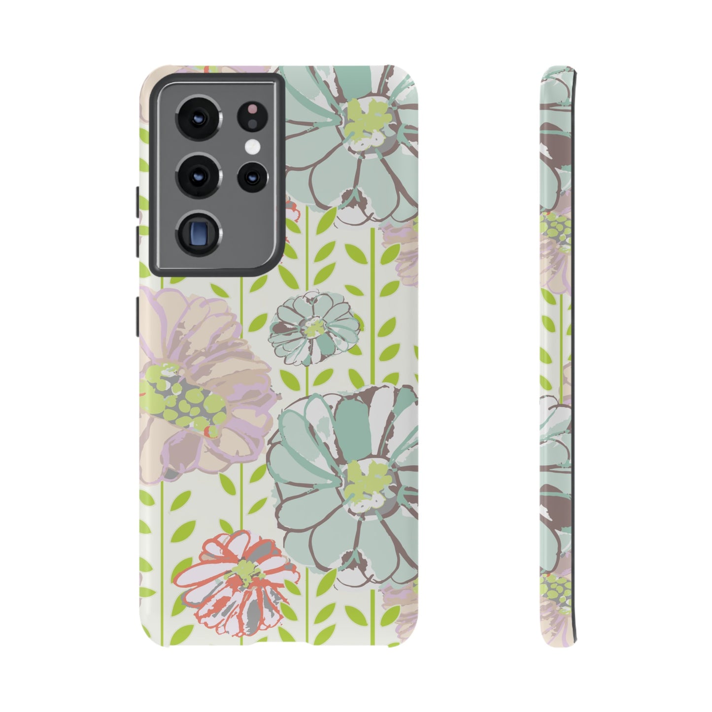 Soft Watercolor Floral Tough Cases for Samsung