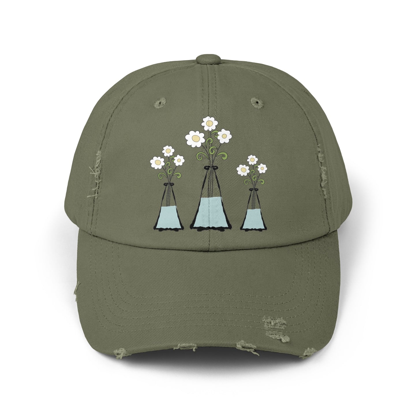 Daisy Distressed Cap