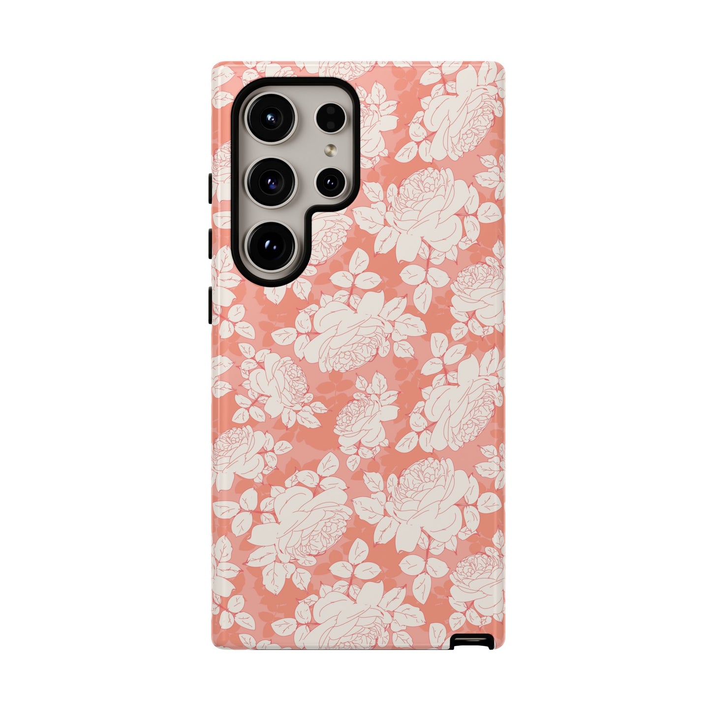 Peach and Cream Roses Tough Cases for Samsung