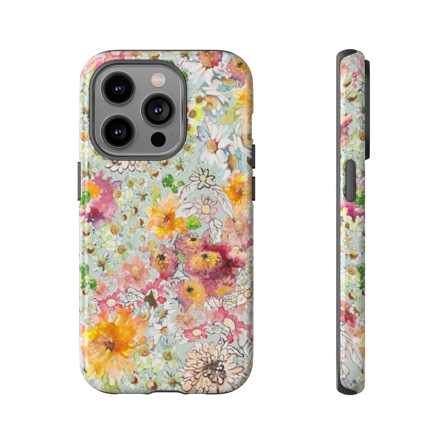 Farmhouse Floral Tough Cases for iPhone