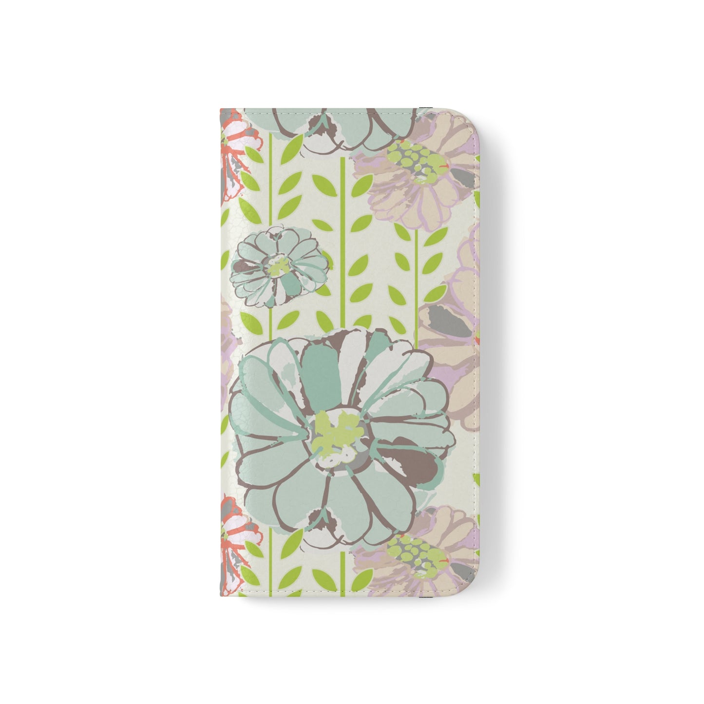 Soft Watercolor Floral Flip Cases for iPhone