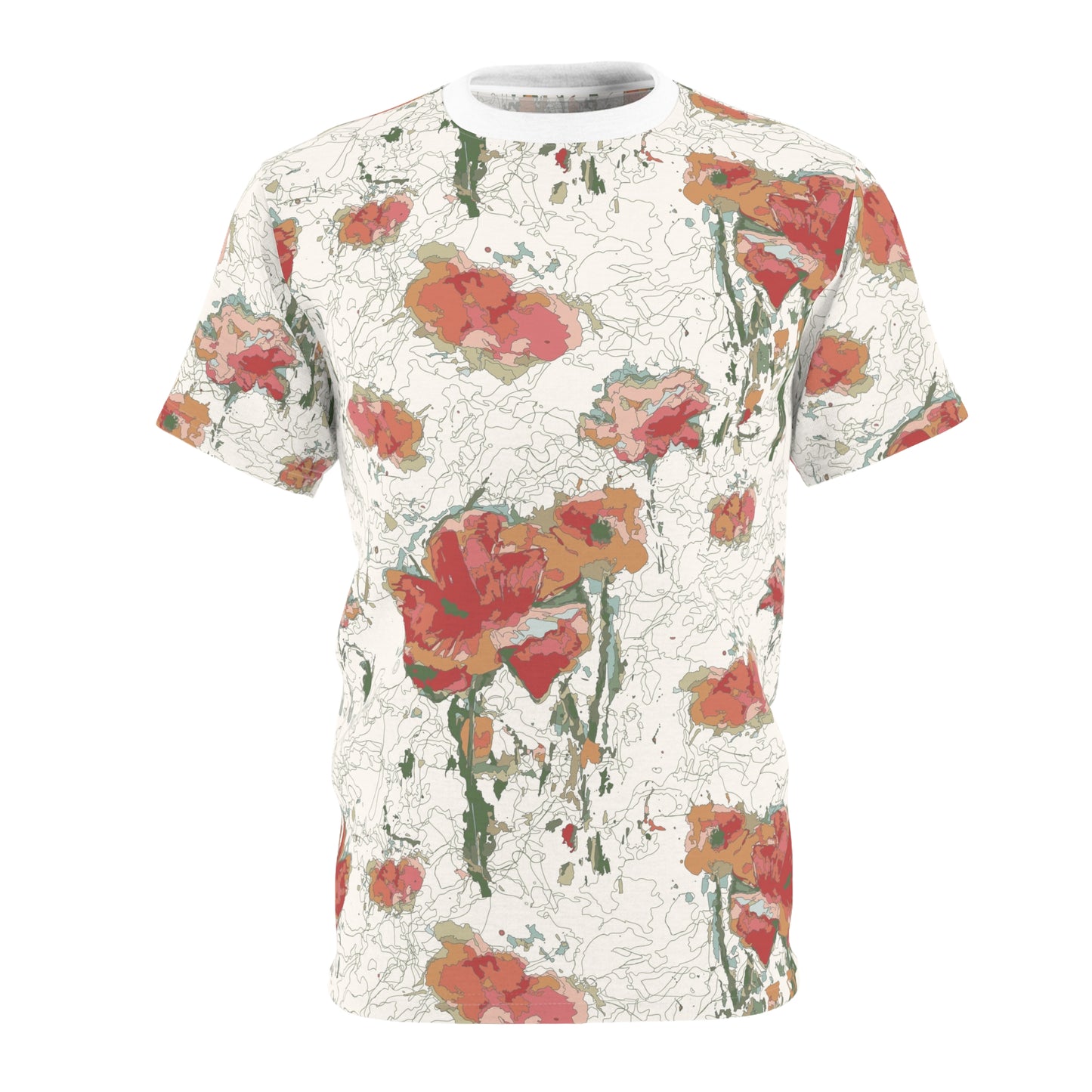 Orange Poppies Tee