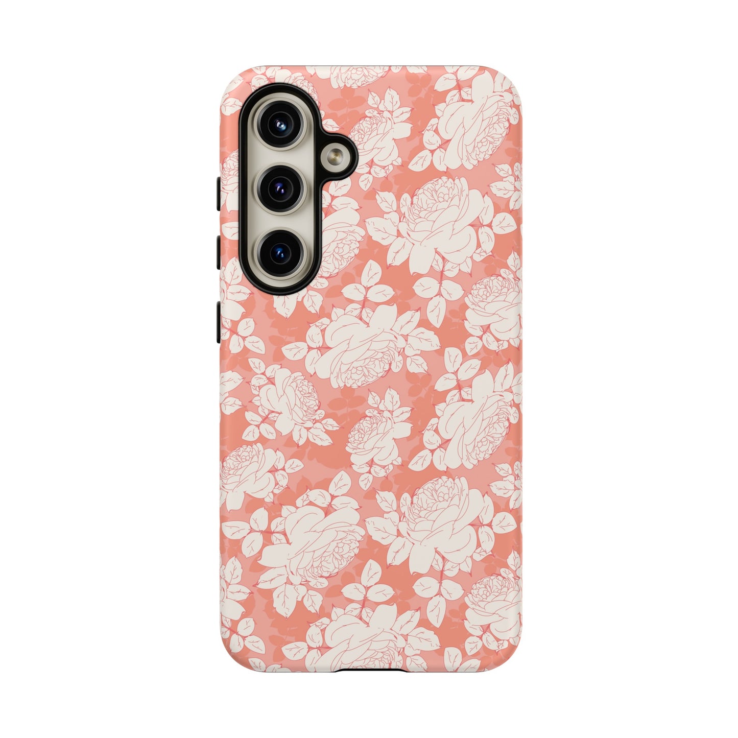 Peach and Cream Roses Tough Cases for Samsung