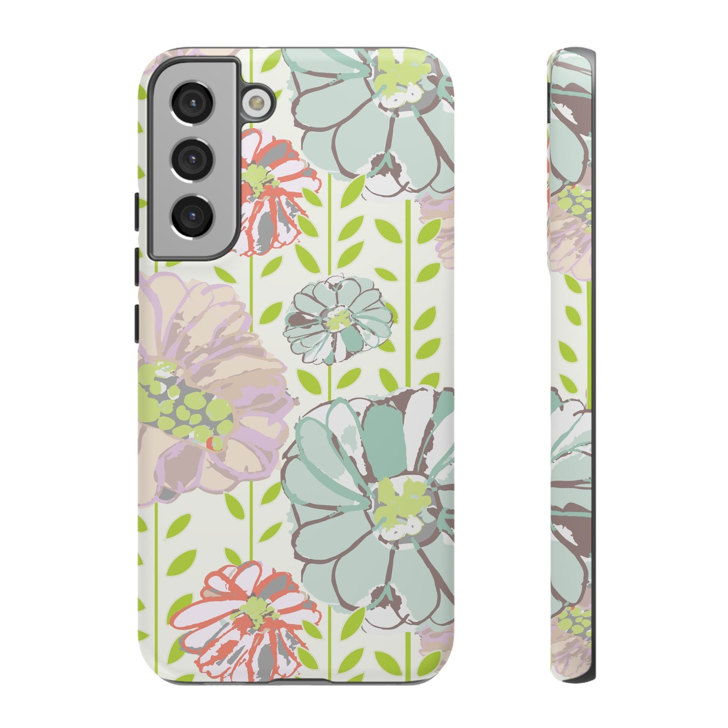 Soft Watercolor Floral Tough Cases for Samsung