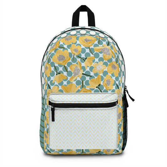 Buttercups and Polka Dots Backpack