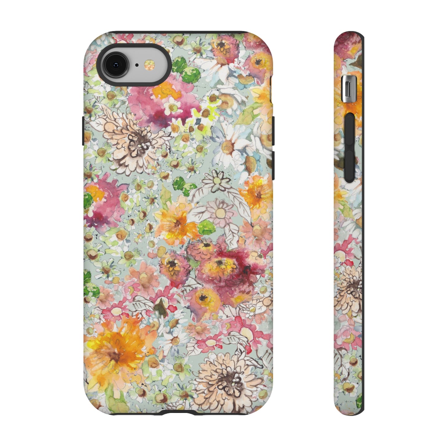 Farmhouse Floral Tough Cases for iPhone