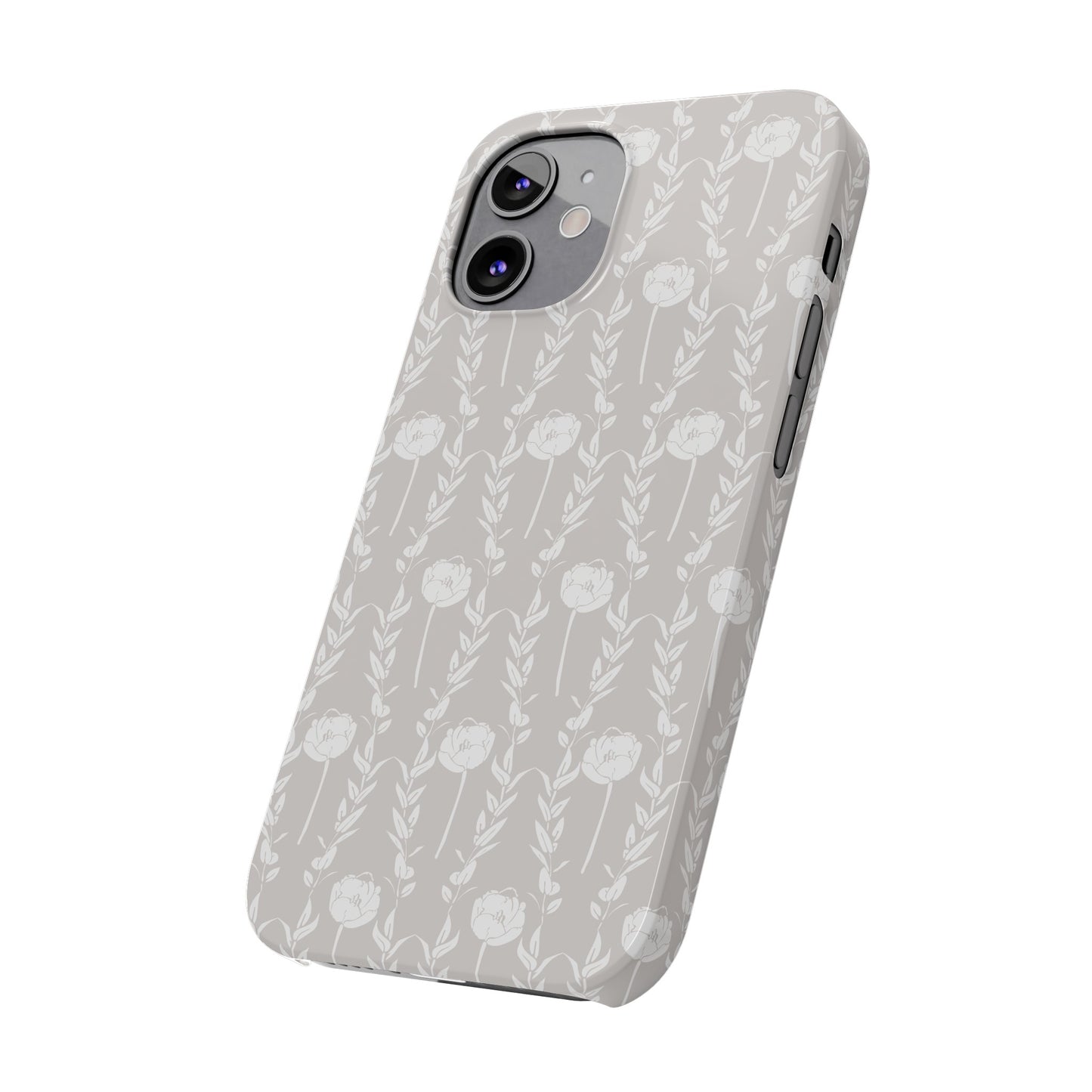 New Nouveau in Gray Slim Phone Cases