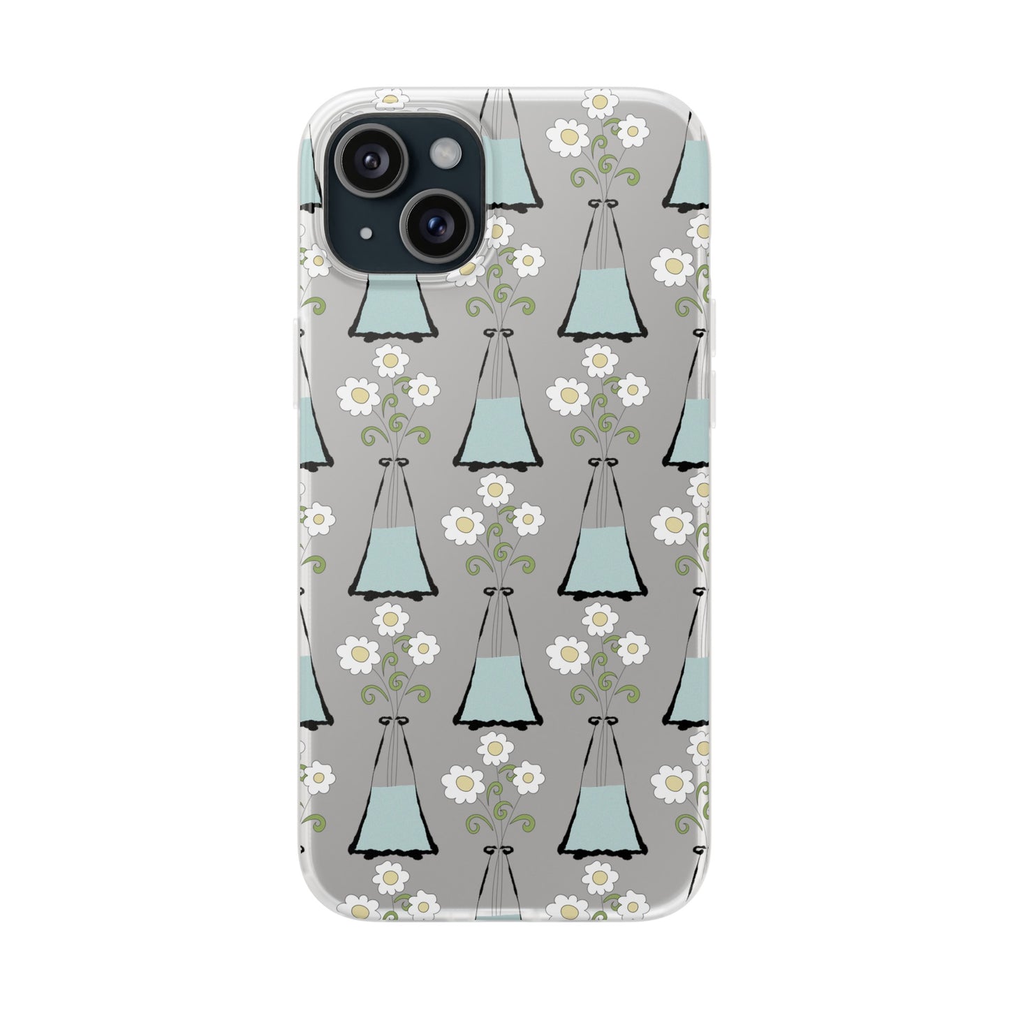 Daisies in a vase Flexi Cases for iPhone