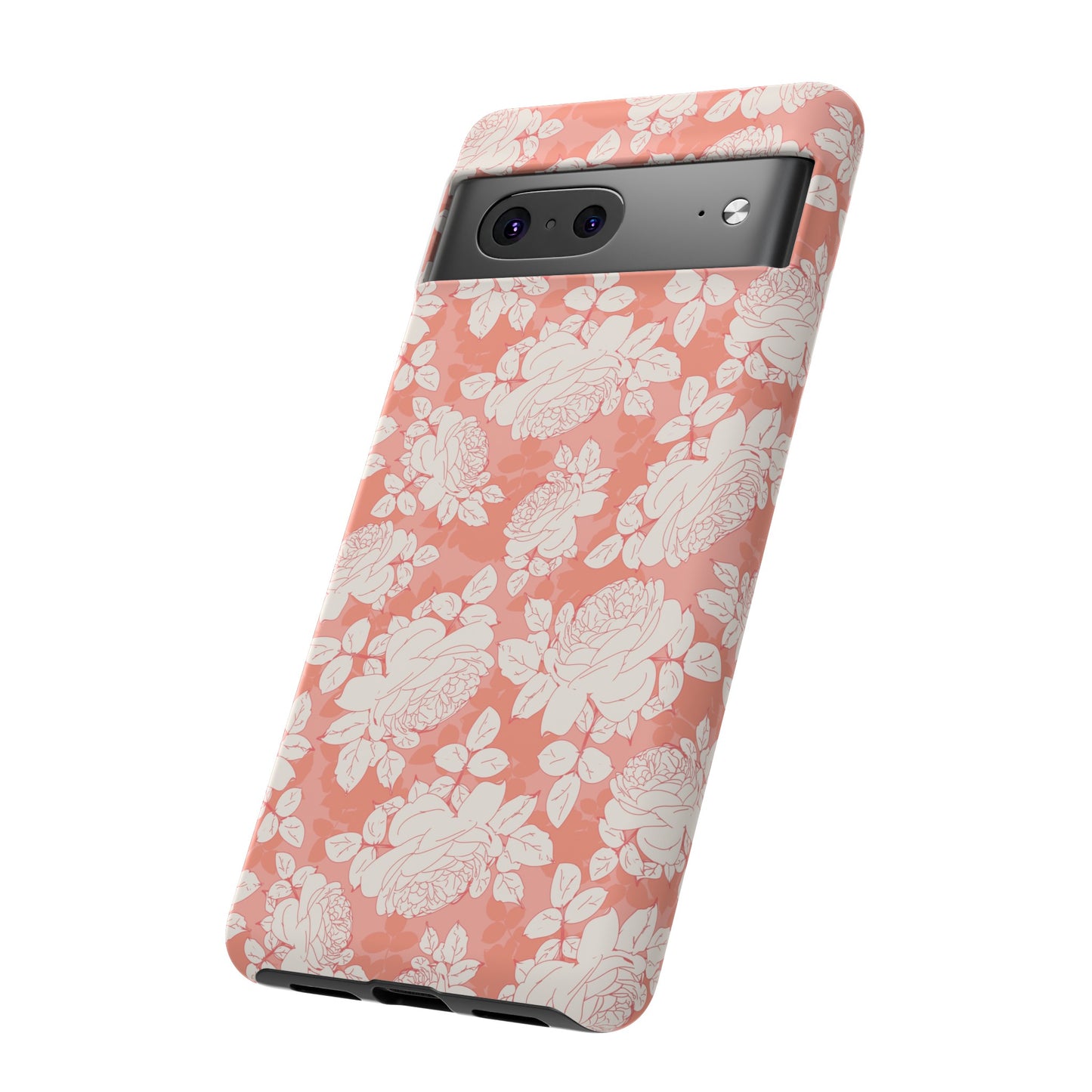 Peach and Cream Roses Tough Cases for Google Pixel