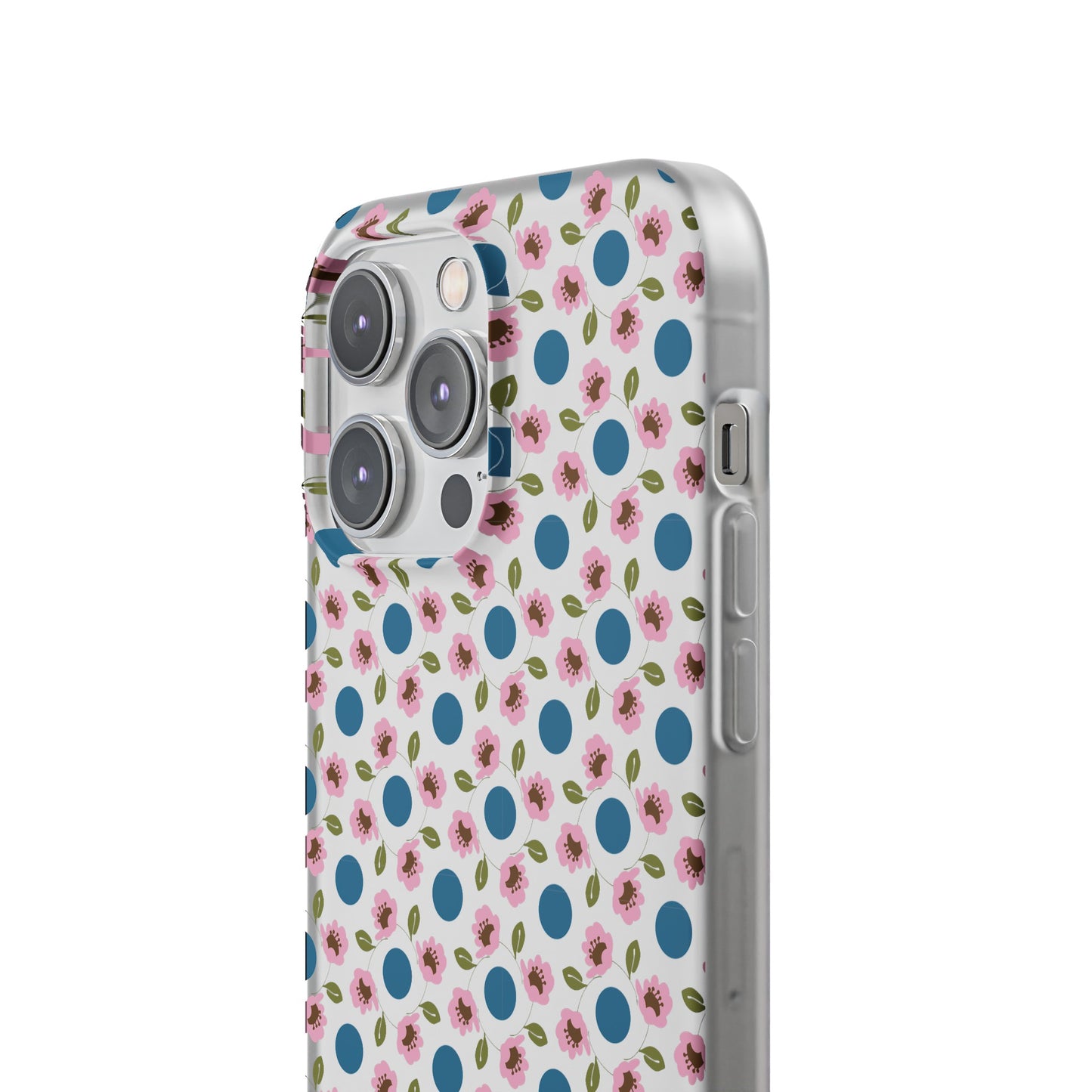 Wildflowers with Dots Flexi Cases for iPhone