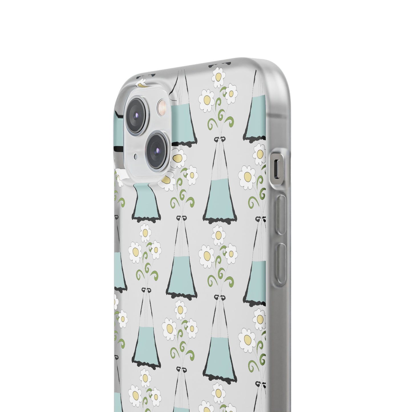 Daisies in a vase Flexi Cases for iPhone