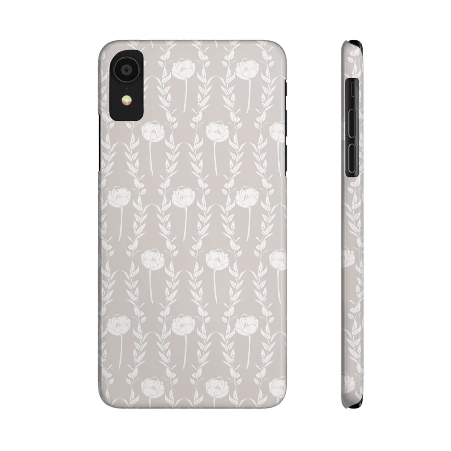 New Nouveau in Gray Slim Phone Cases