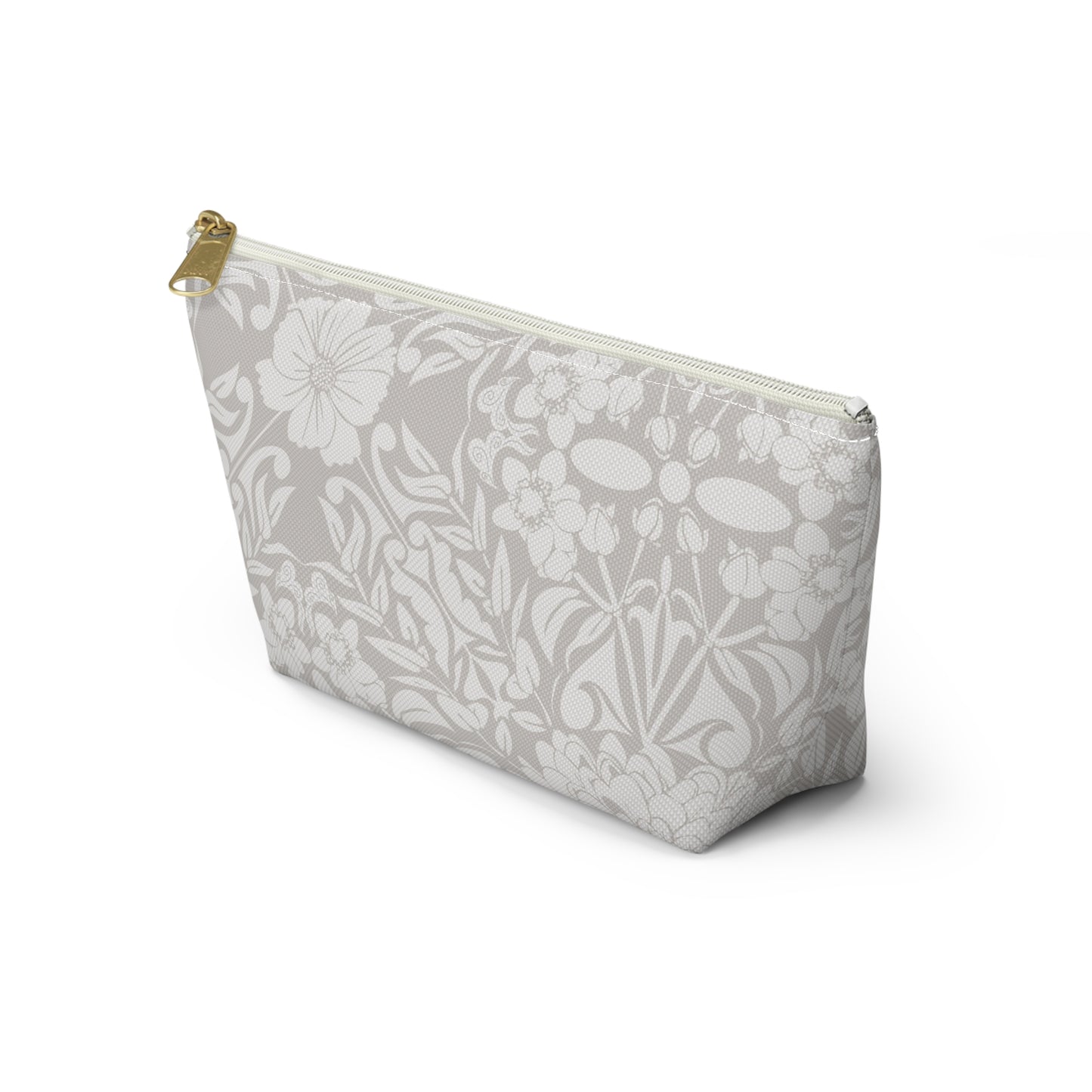 New Nouveau in Gray Accessory Pouch w T-bottom