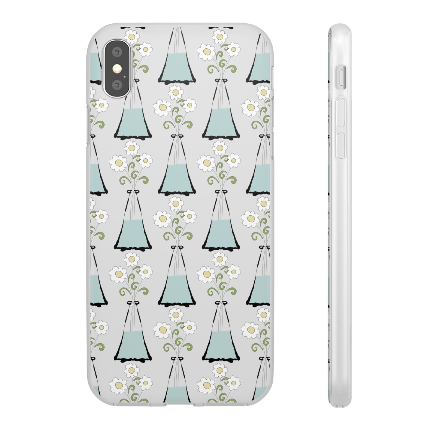 Daisies in a vase Flexi Cases for iPhone