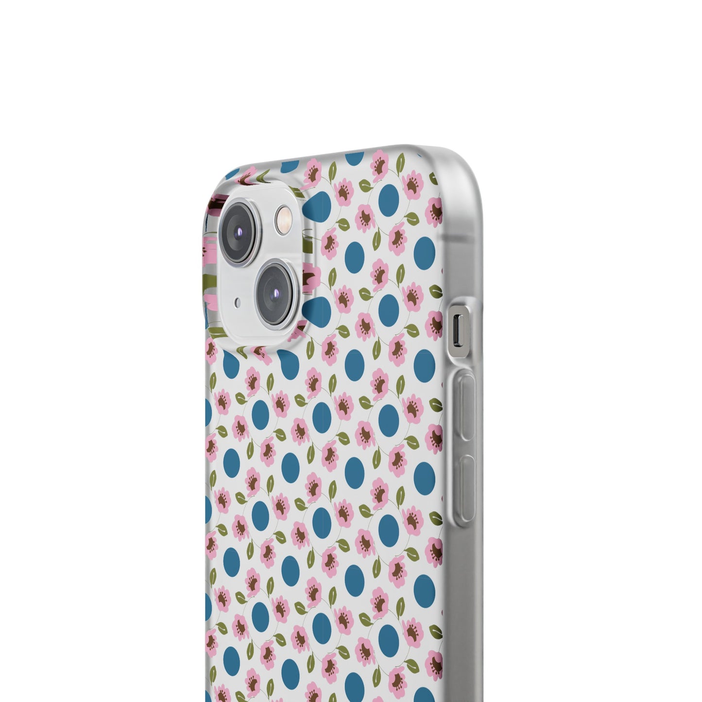 Wildflowers with Dots Flexi Cases for iPhone