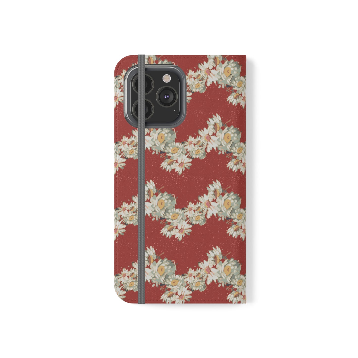 Daisies Stripe Flip Cases for iPhone