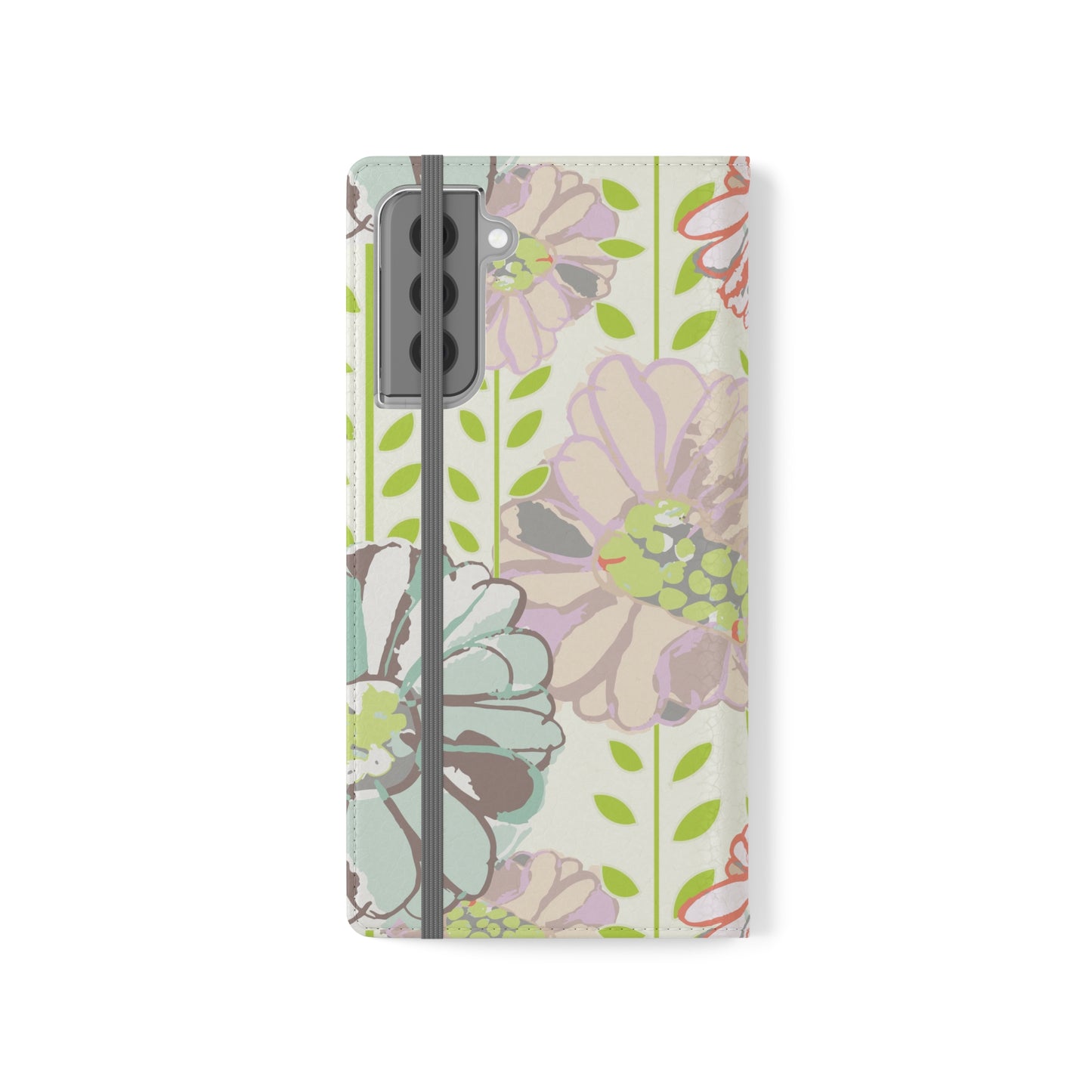 Soft Watercolor Floral Flip Cases for Samsung