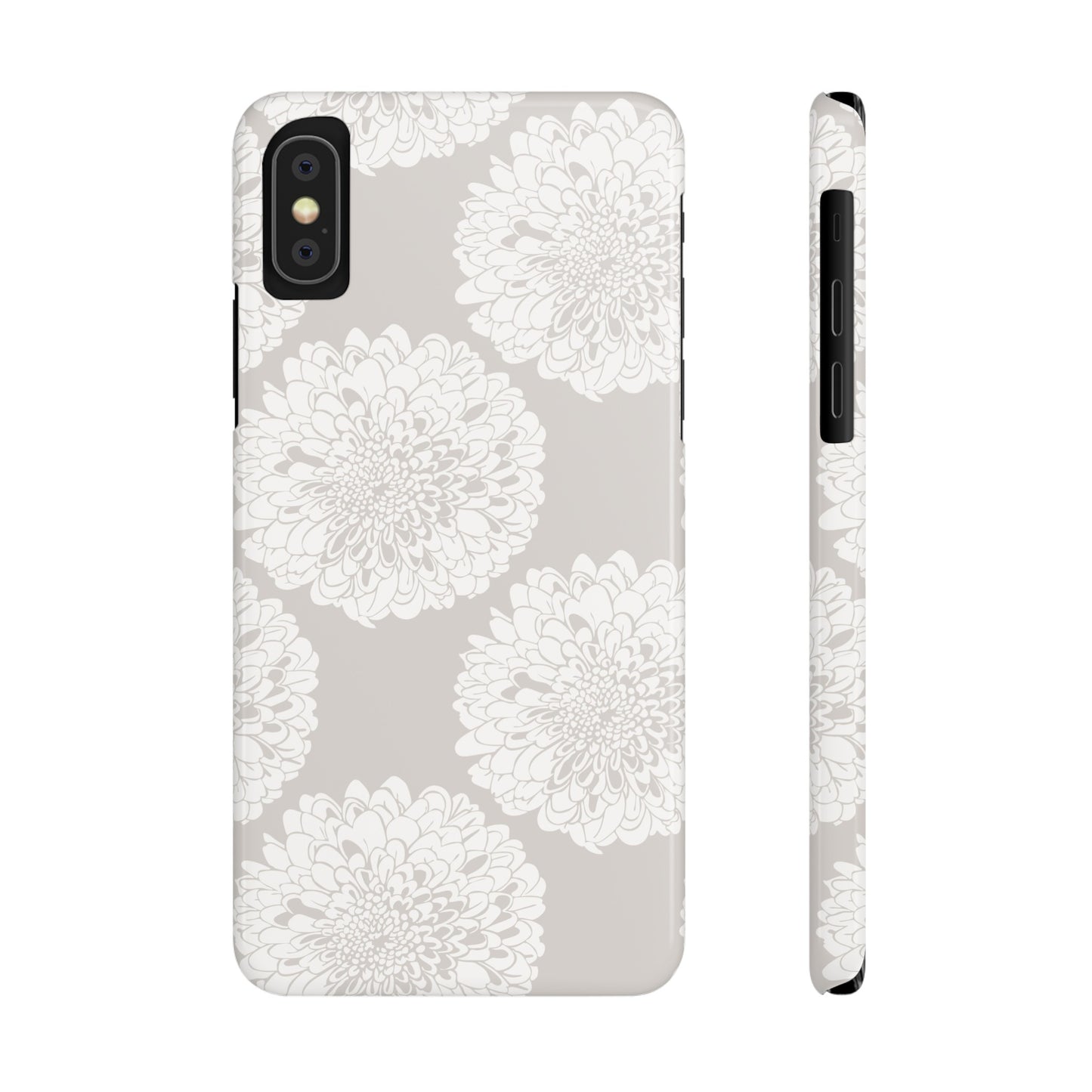 New Nouveau in Gray Slim Phone Cases