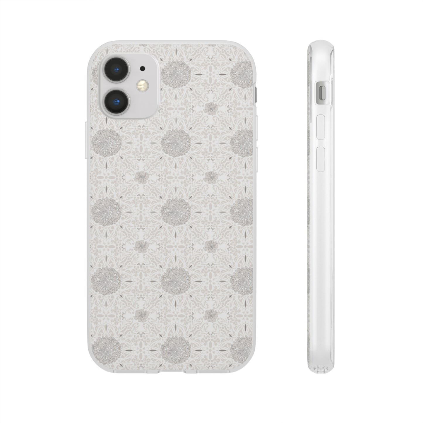 New Nouveau in Gray Flexi Cases for iPhone