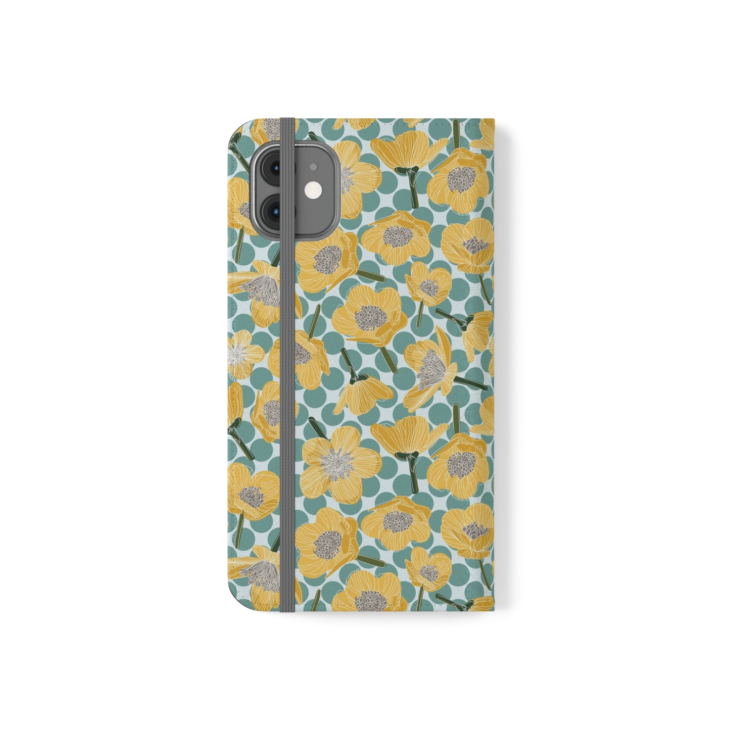 Buttercups and Polka Dots Flip Cases for iPhone