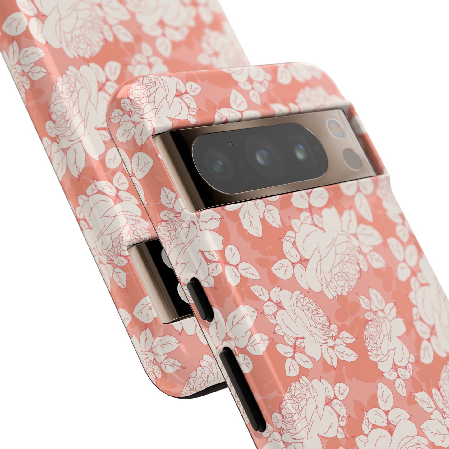 Peach and Cream Roses Tough Cases for Google Pixel