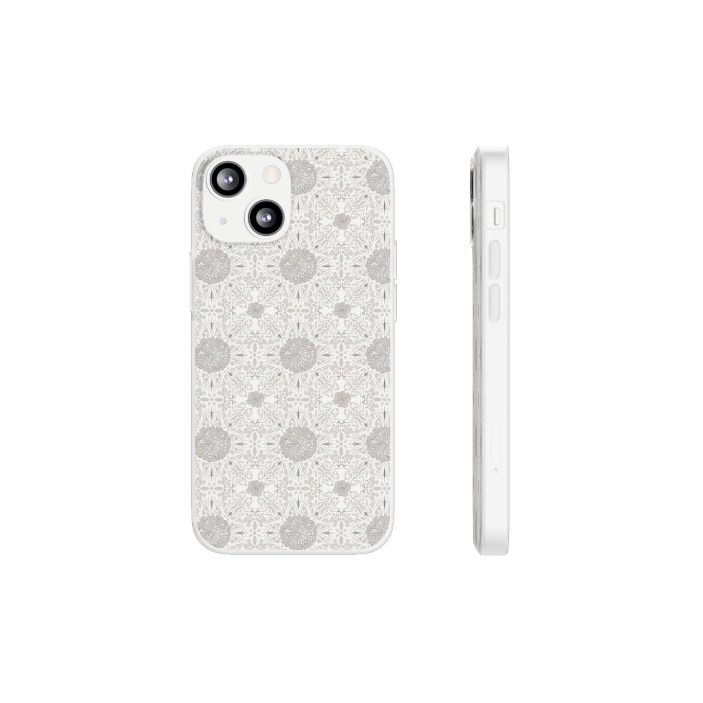 New Nouveau in Gray Flexi Cases for iPhone